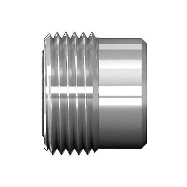 World Wide Fittings Male Flat Face O-Ring Weld Spud 4100X20